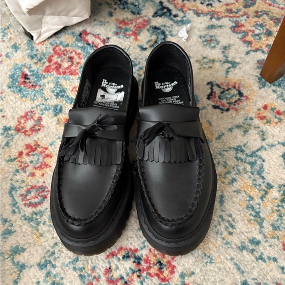 Dr. Martens Vegan Adrian Felix Tassel Platform Loafers - Picture 3 of 5